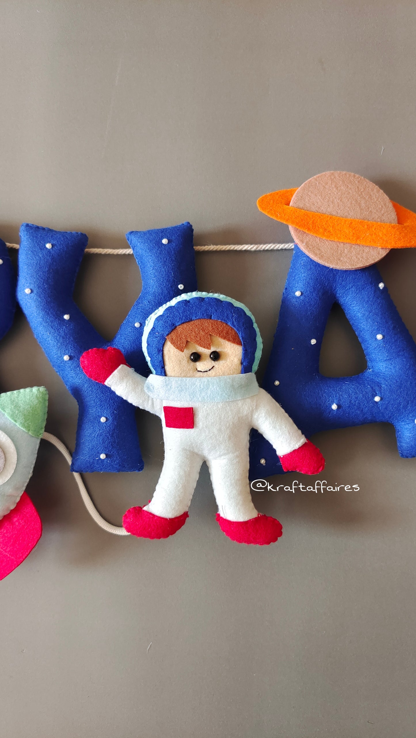 Personalized Space theme Bunting