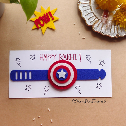 Captain America Rakhi Band
