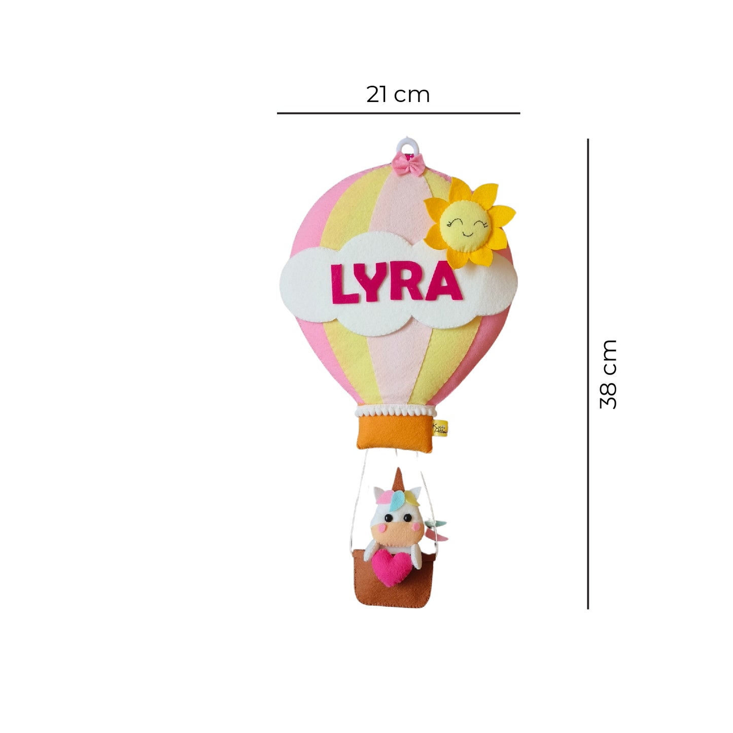 Unicorn in Hot Air Balloon
