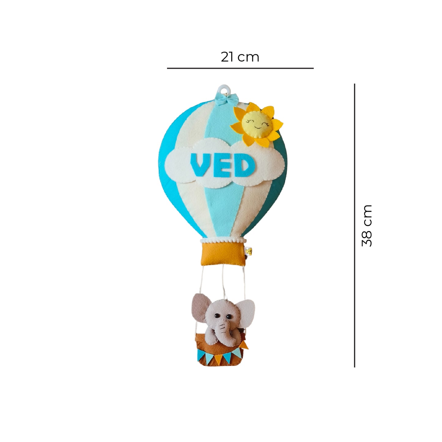 Ele in Hot air Balloon