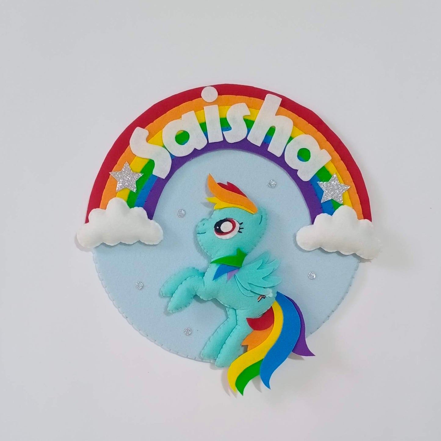 Rainbow Dash wall decor small