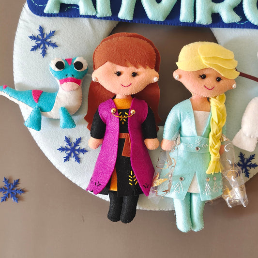 Frozen theme personalized wall decor_2
