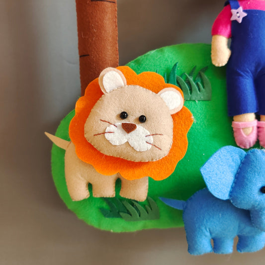 Forest friends personalised wall decor