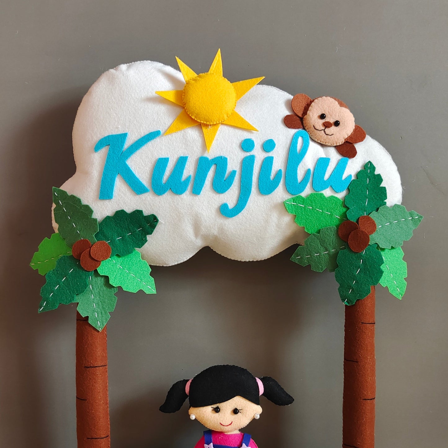 Forest friends personalised wall decor