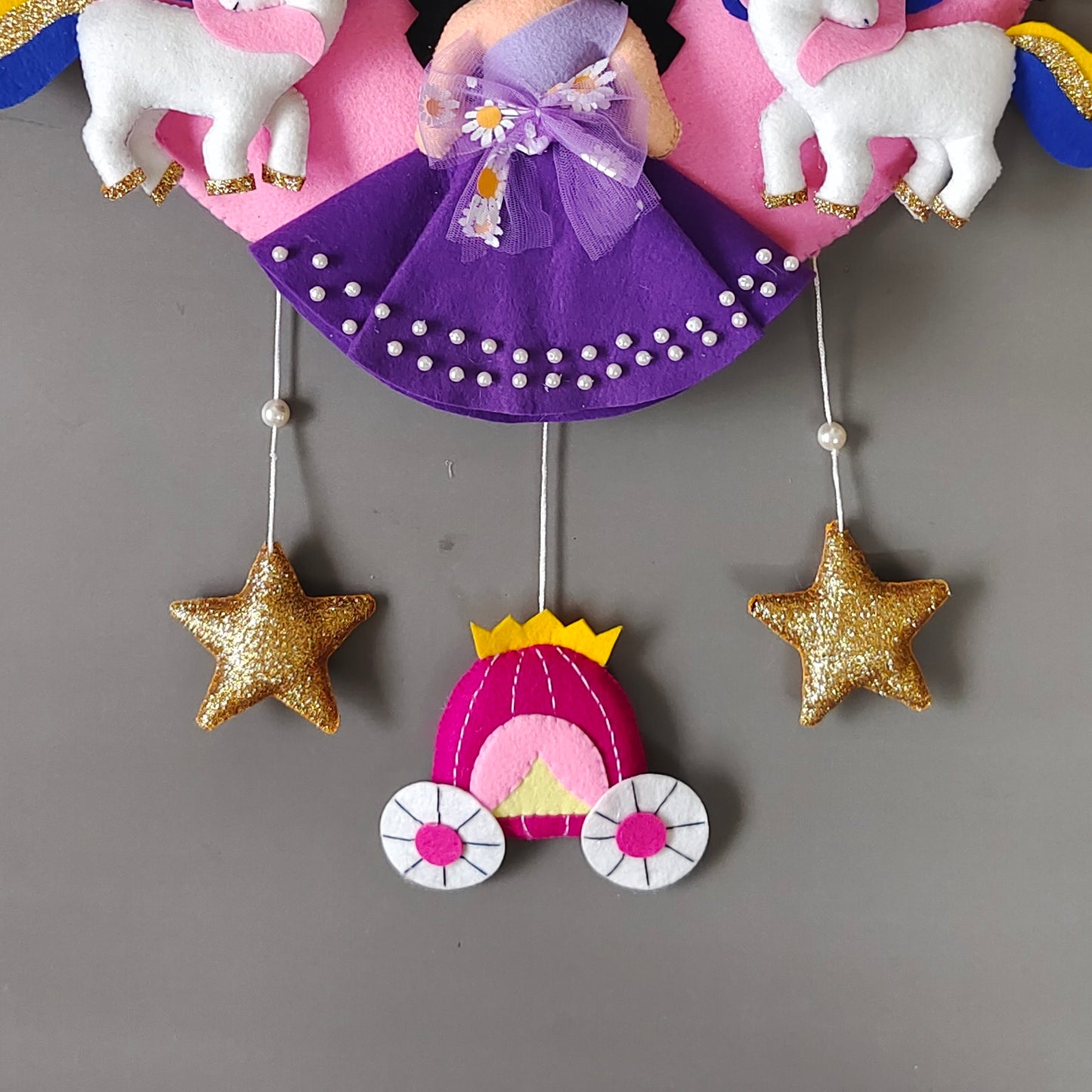 Princess theme with rainbow