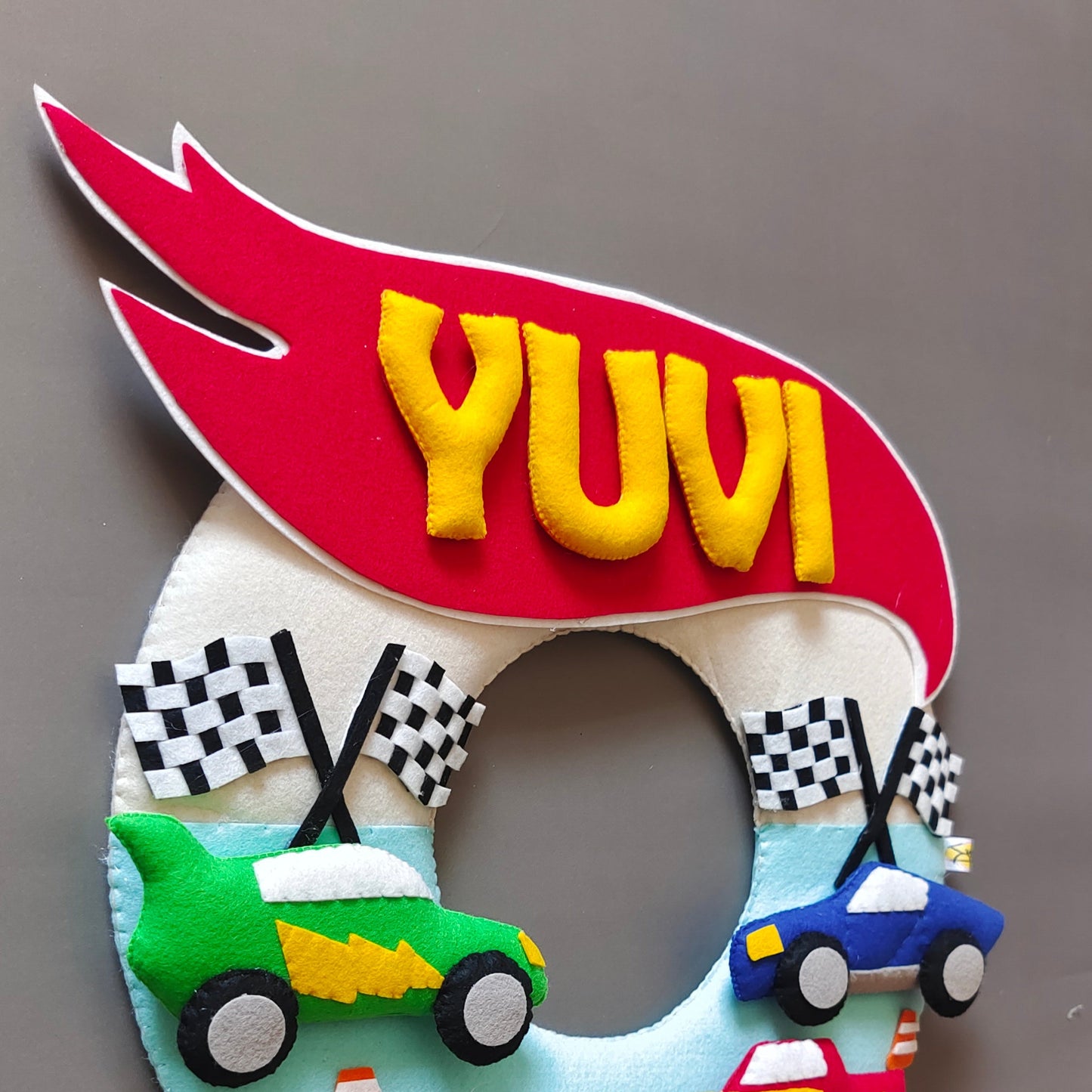 Hot Wheels theme personalized name