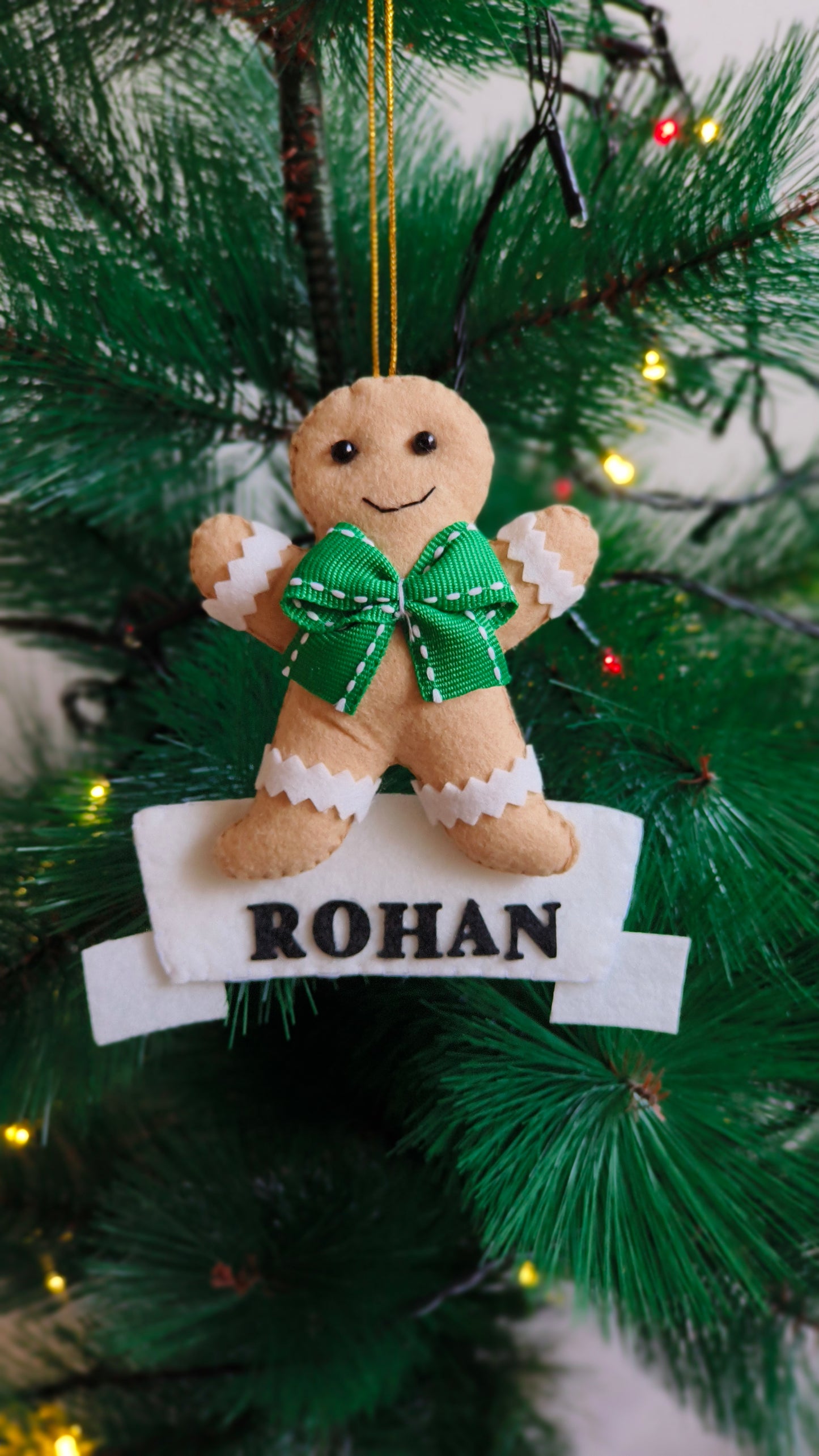 Gingerbread Man Christmas ornament