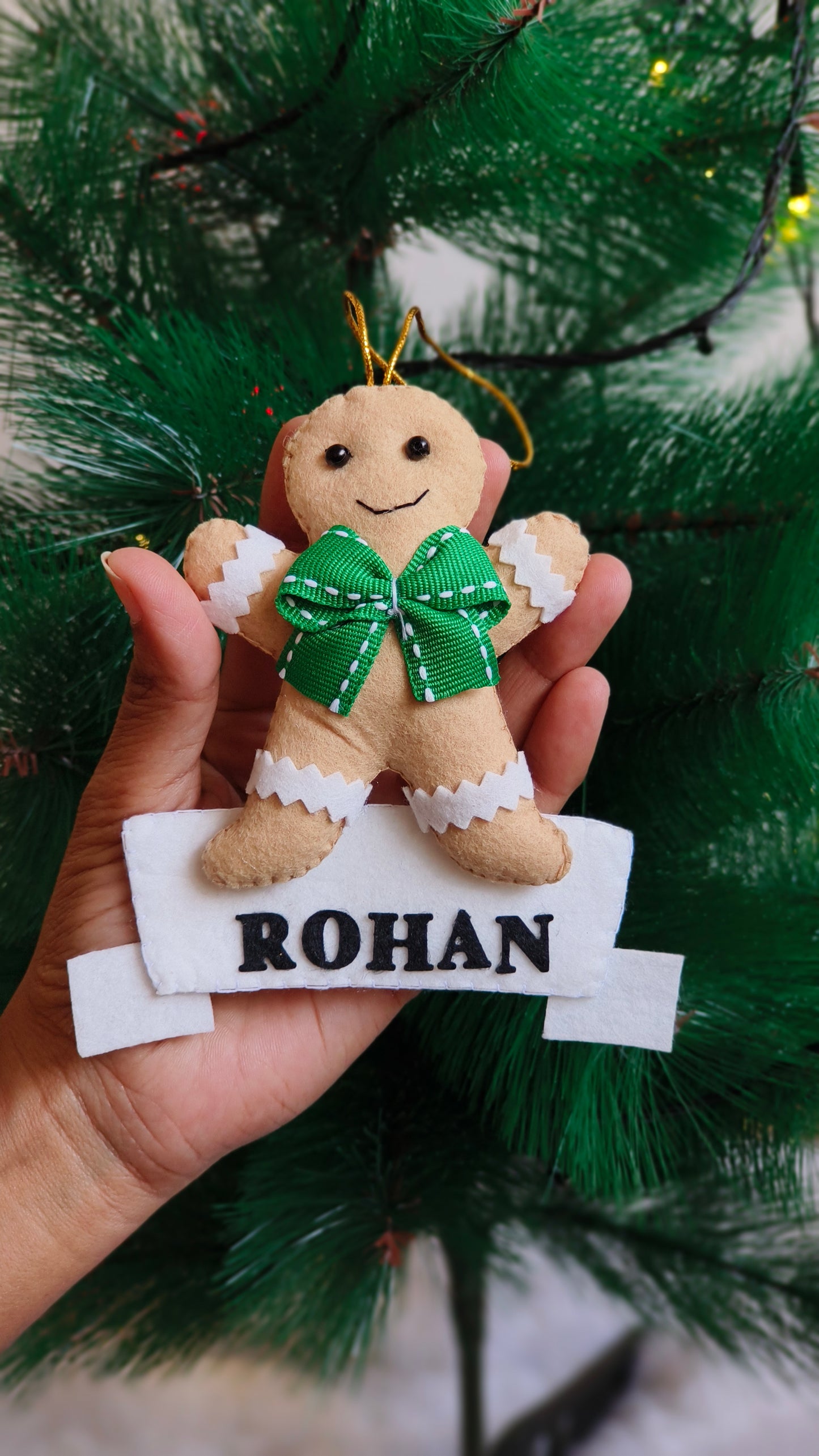 Gingerbread Man Christmas ornament
