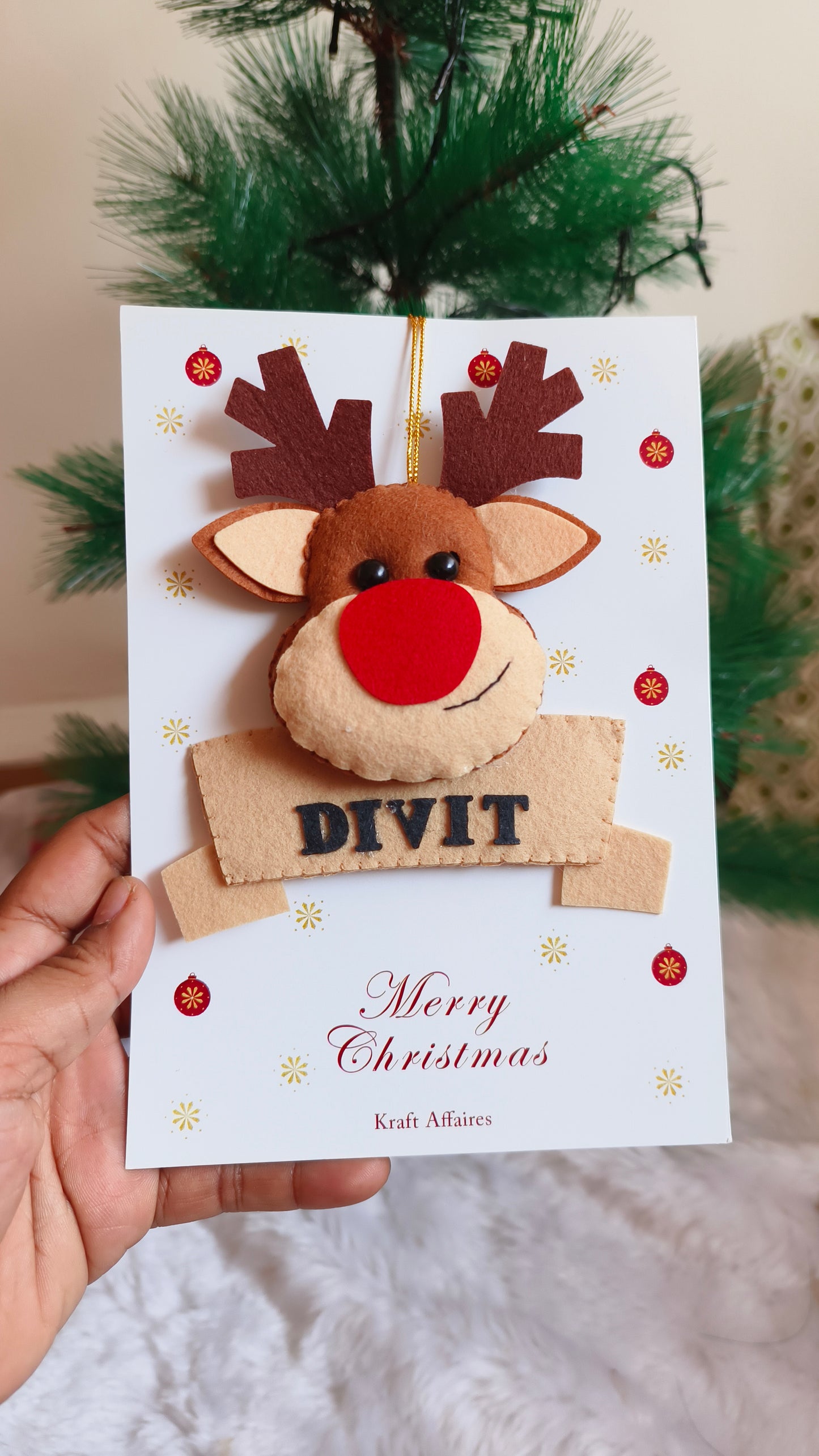 Reindeer Christmas Ornament