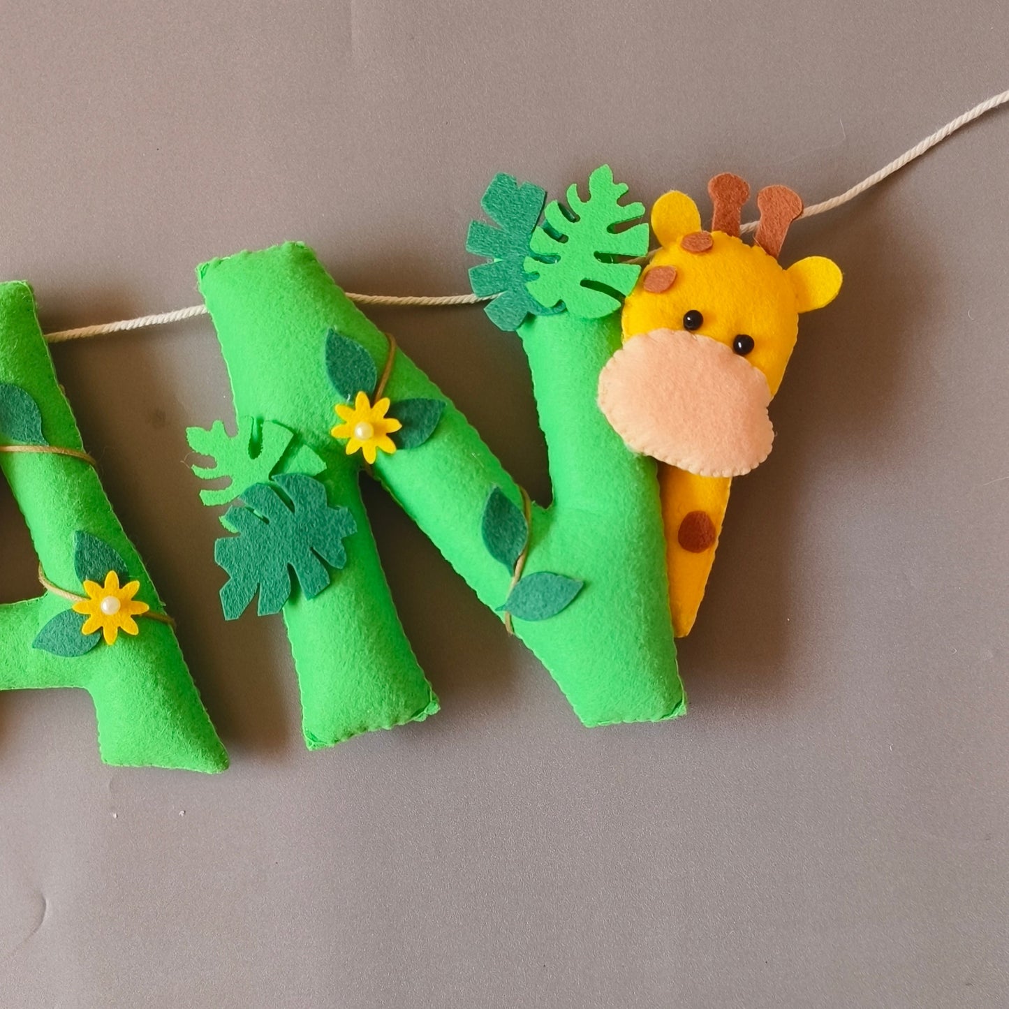 Personalized Jungle theme Bunting