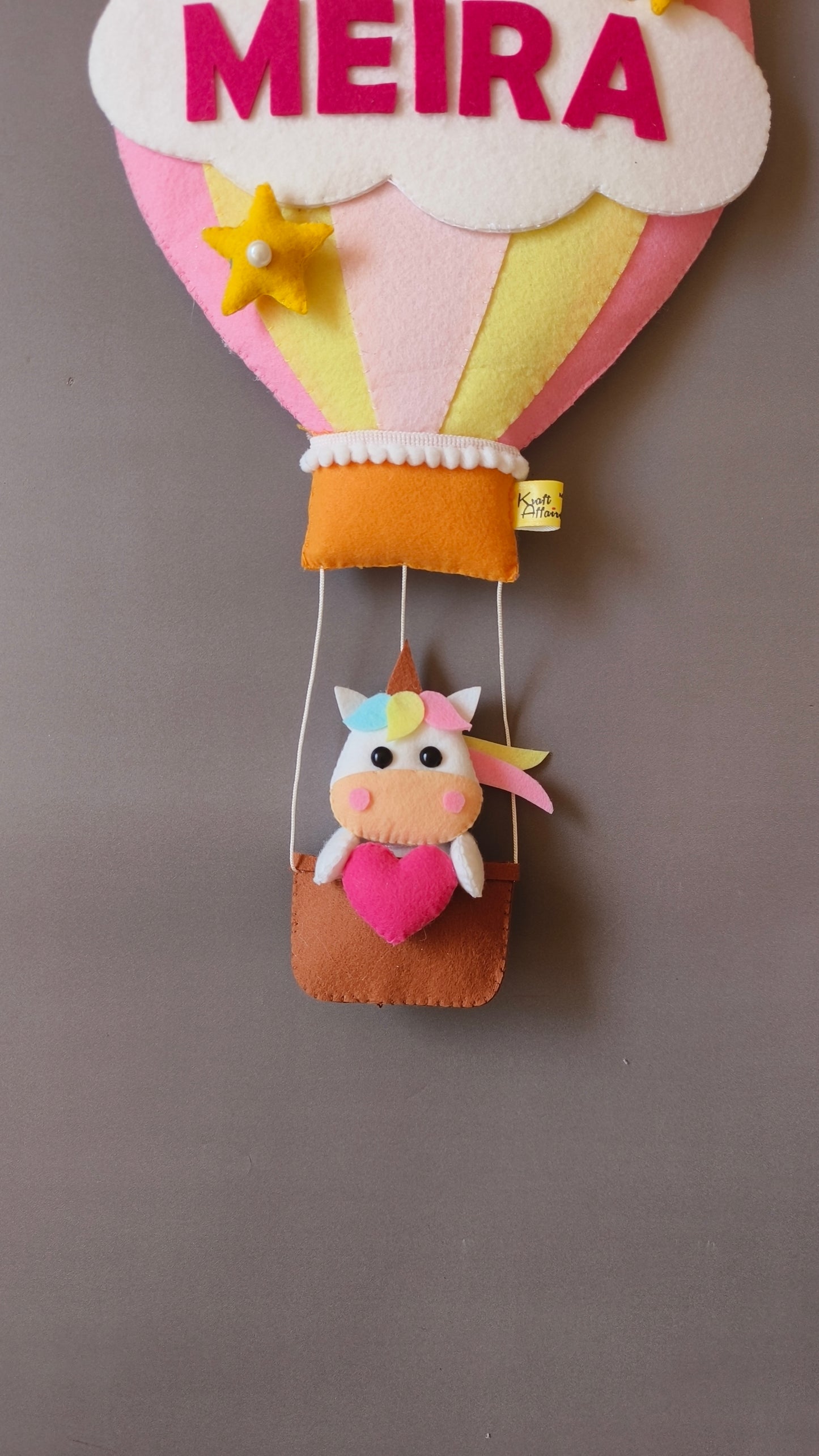Unicorn in Hot Air Balloon