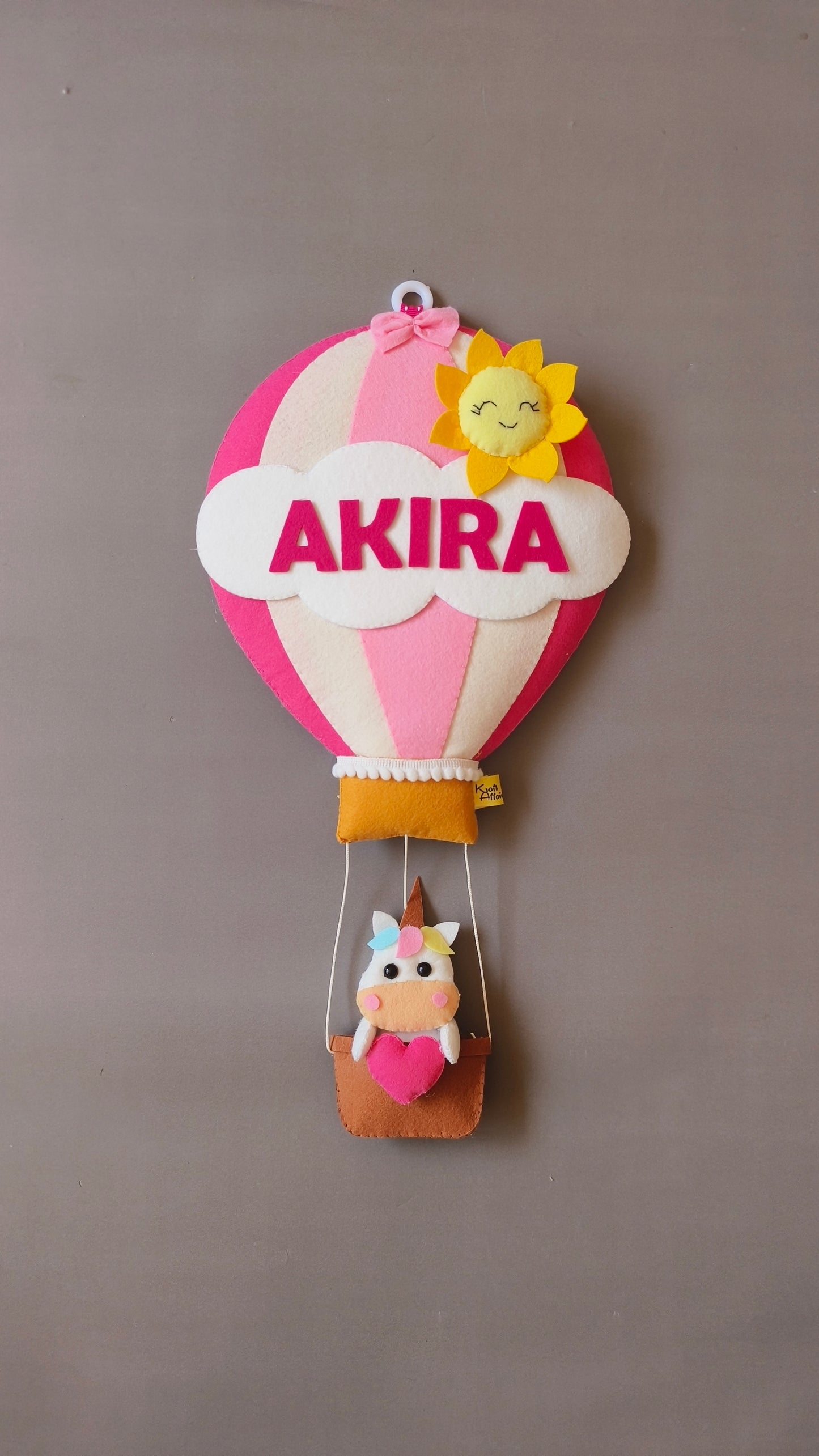 Unicorn in Hot Air Balloon