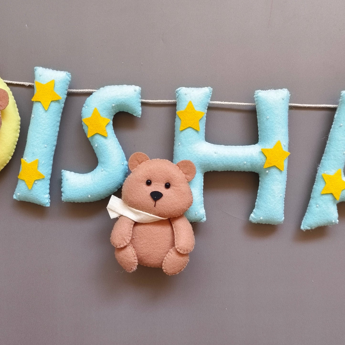 Personalized Teddy theme Bunting
