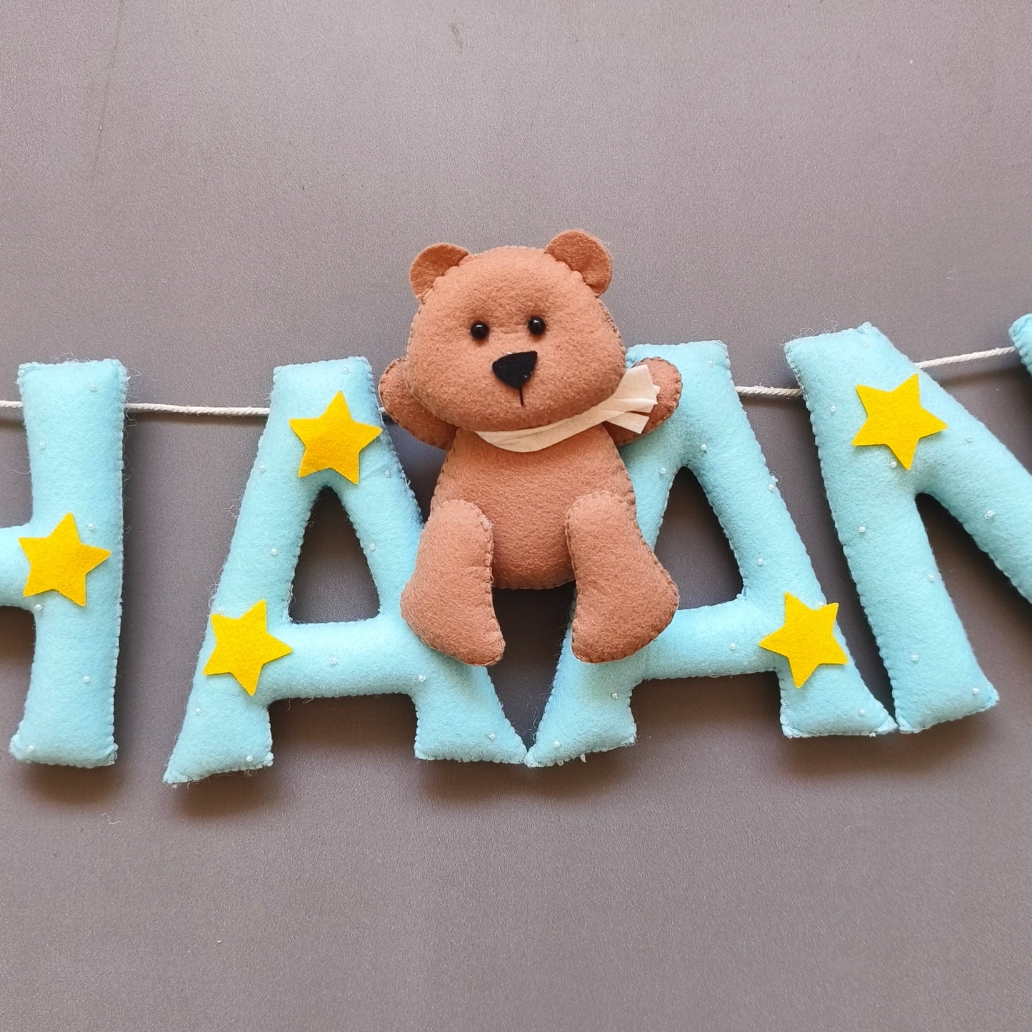Personalized Teddy theme Bunting