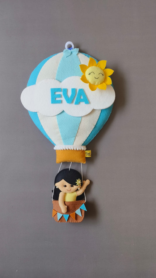 Girl in Hot Air Balloon