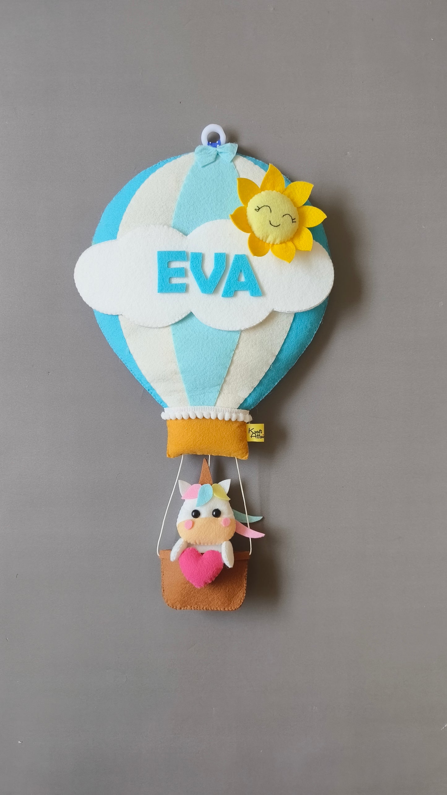 Unicorn in Hot Air Balloon