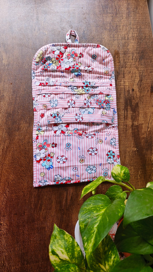 Flower print Hair Clip organizer