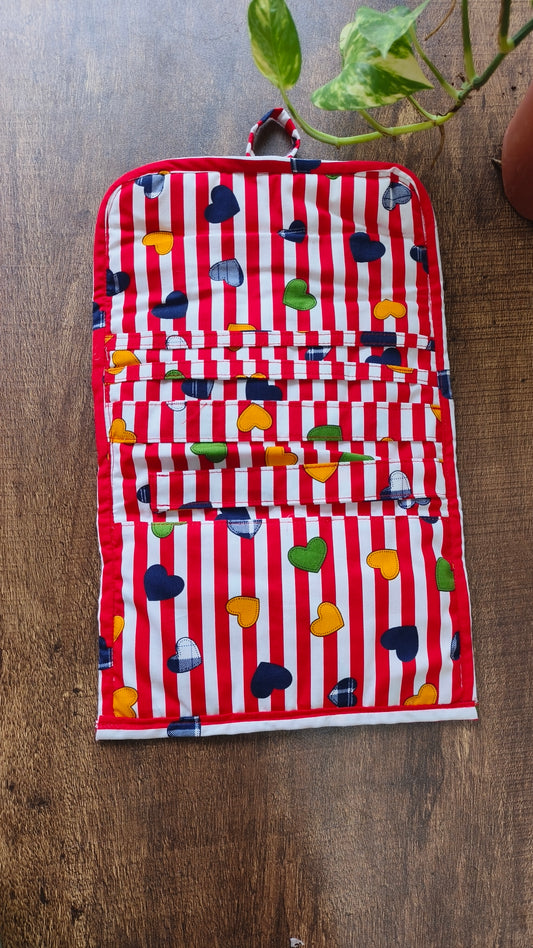 Heart print Hair Clip organizer