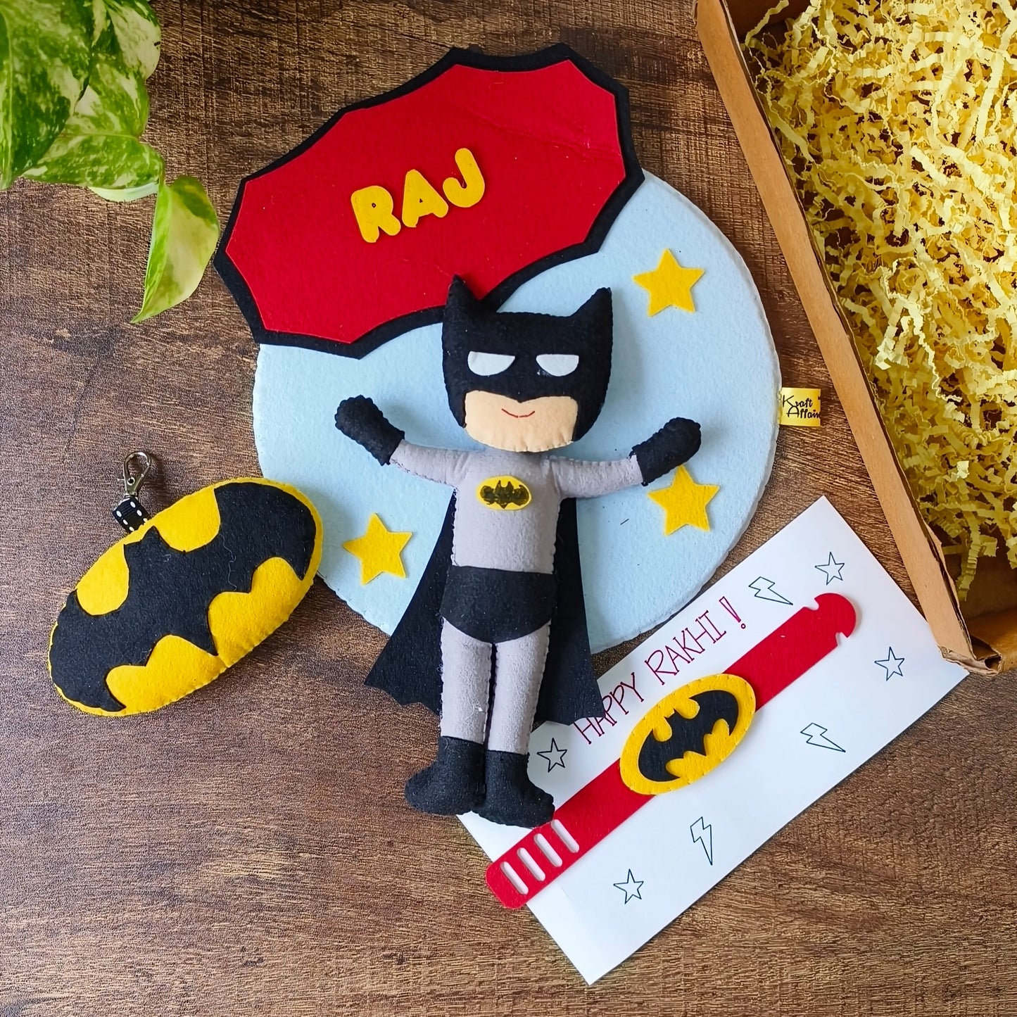 Superhero Rakhi Hamper with Wall Hanging