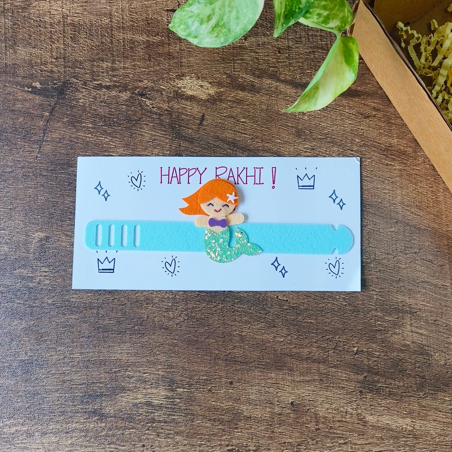 Mermaid Rakhi Hamper with Wall Hanging