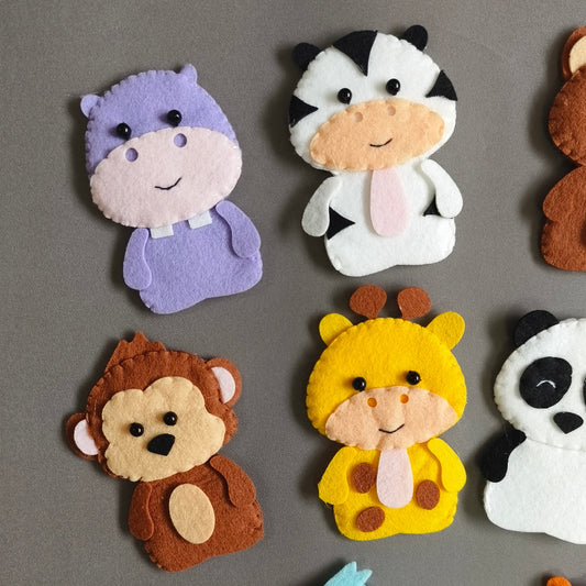 Wild Animals Finger Puppets