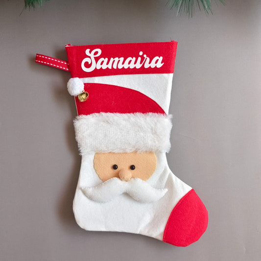 Santa Claus Felt Stocking