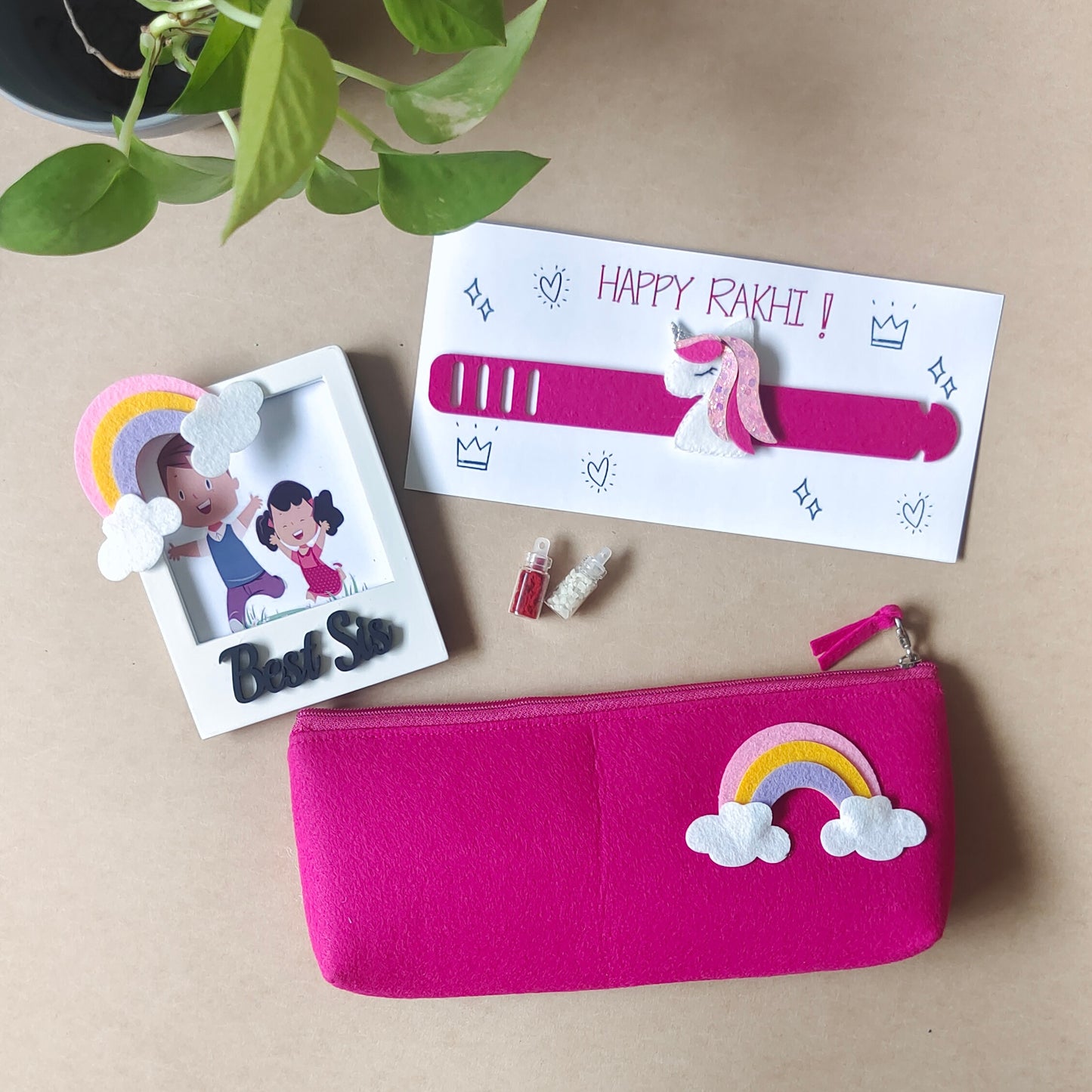 Rakhi Hamper with Pencil Pouch