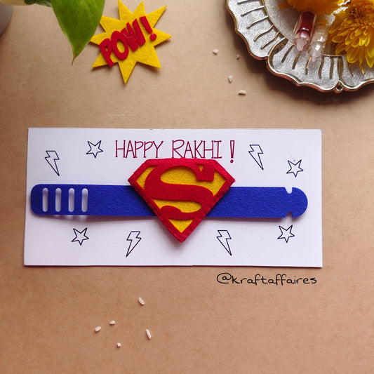 Superman Rakhi Band