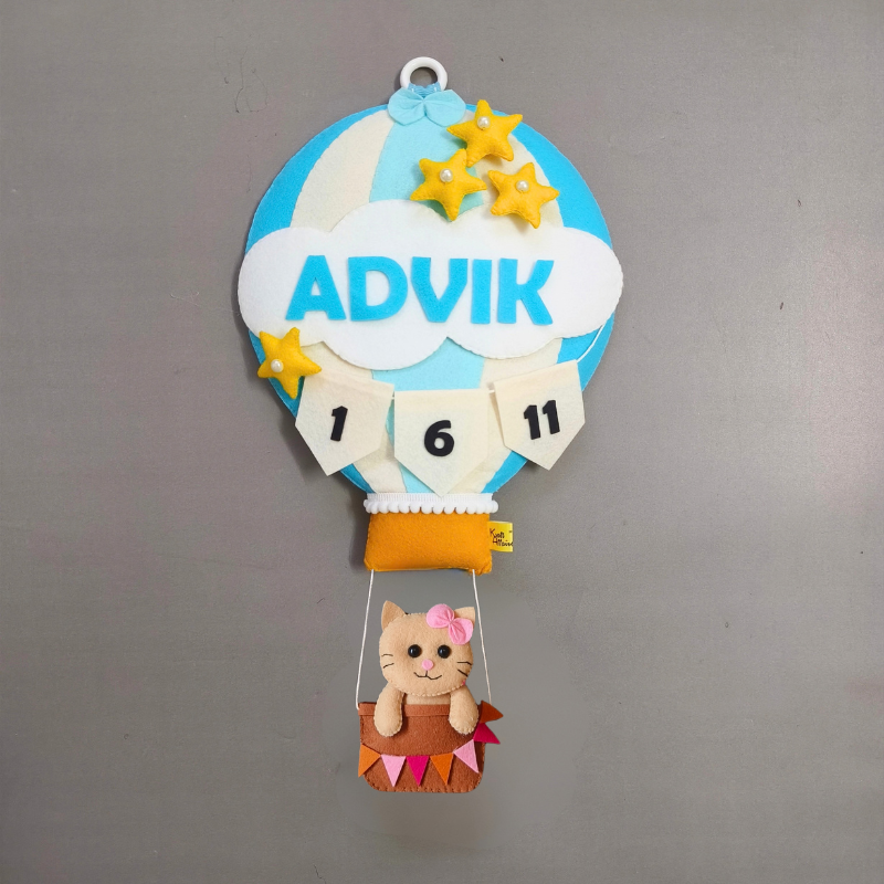 Personalized Pets in Hot air Balloon