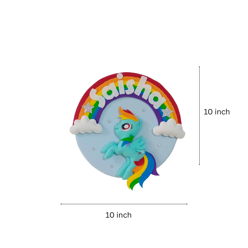 Rainbow Dash wall decor small