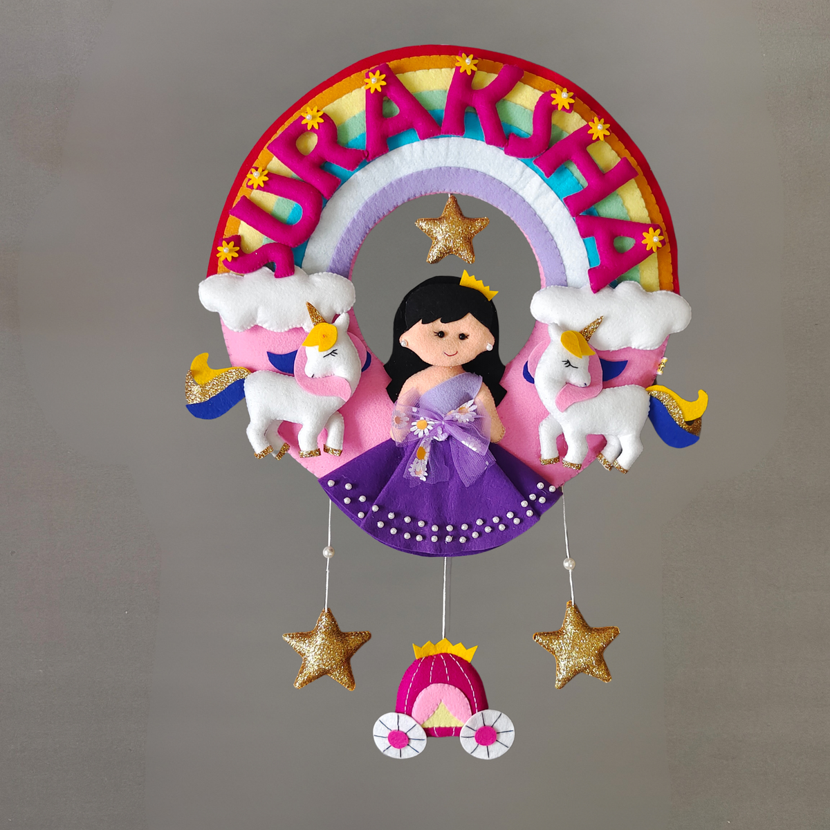 Princess theme with rainbow
