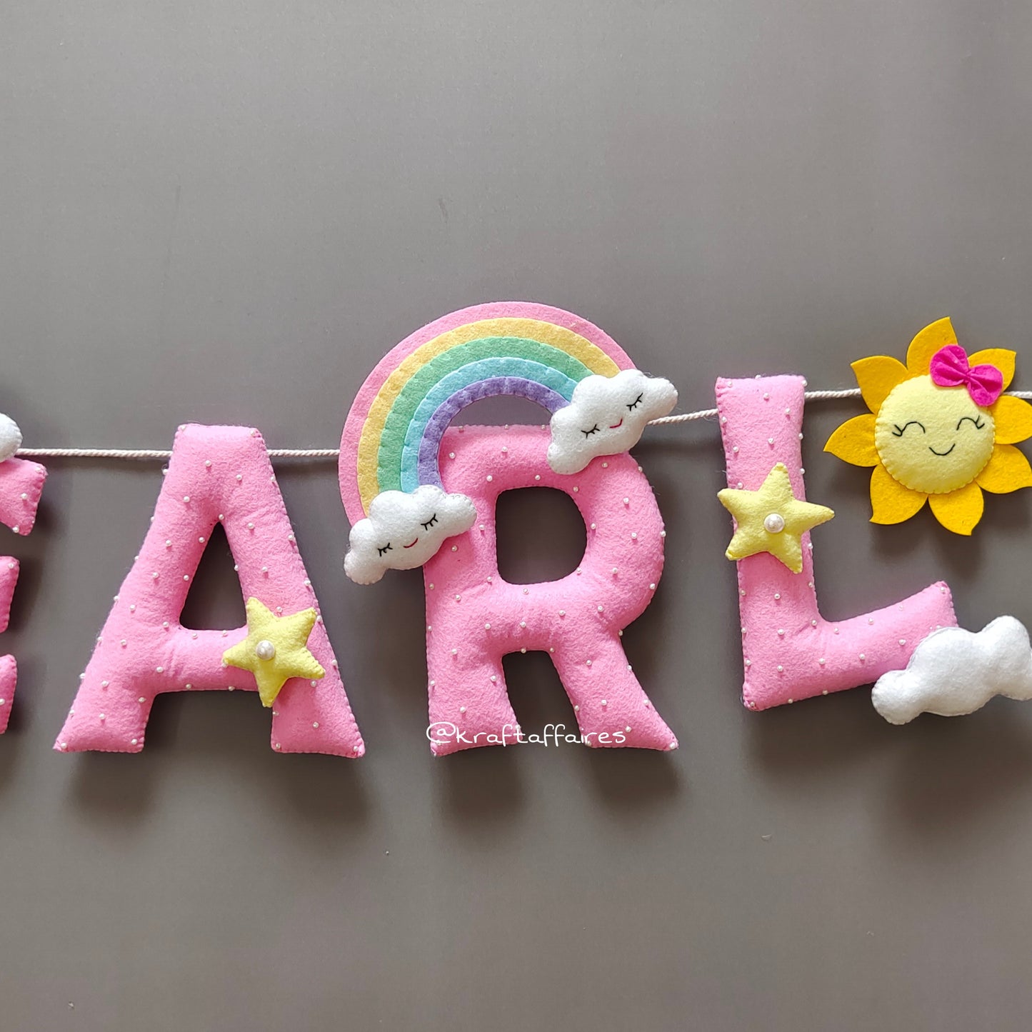 Personalized Hot air Balloon theme Bunting