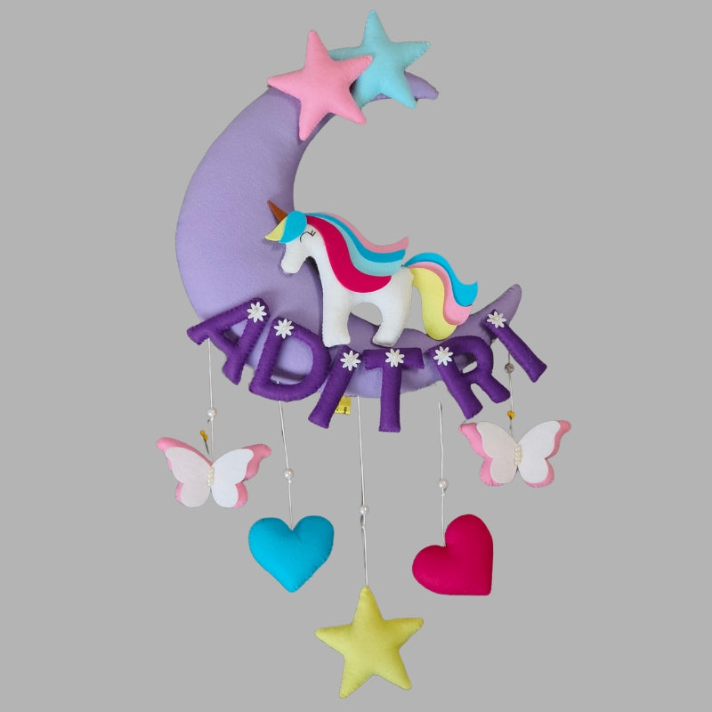 Personalized Unicorn on Moon