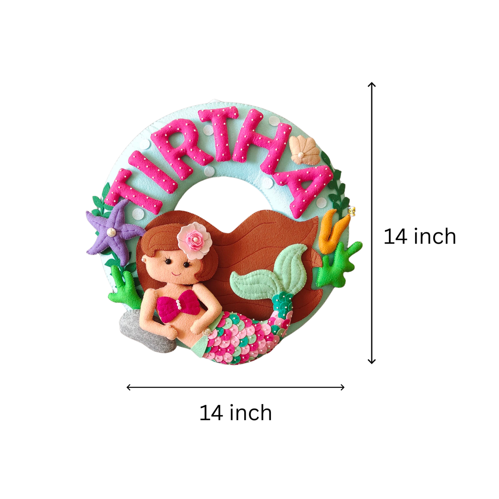 Personalized Mermaid Magic wall decor