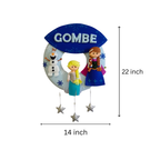 Frozen theme personalized wall decor