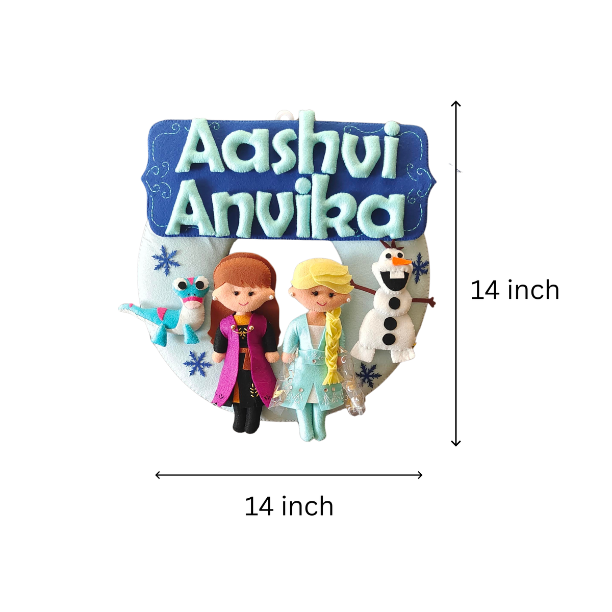 Frozen theme personalized wall decor_2