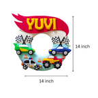 Hot Wheels theme personalized name