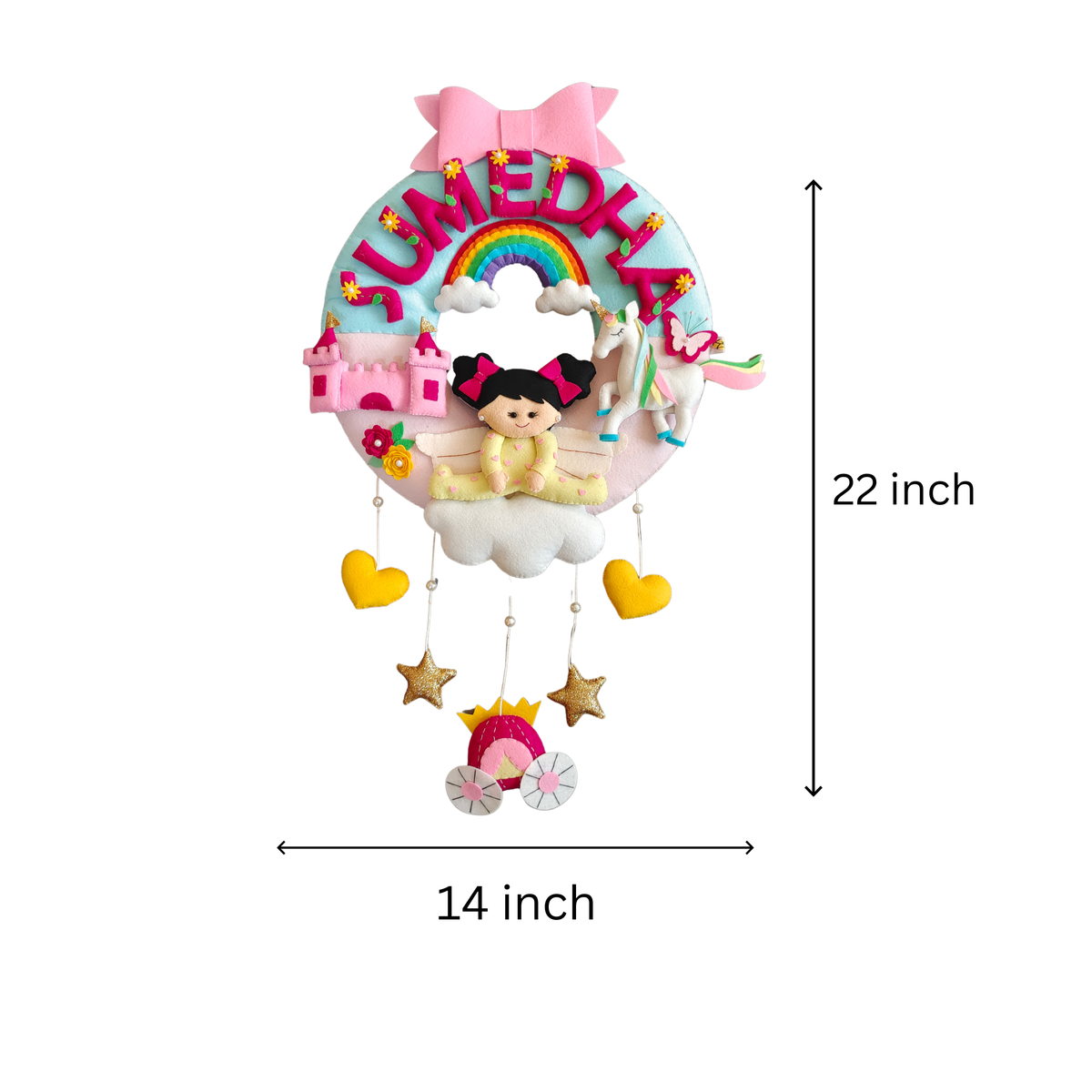 Personalised Princess theme with Baby Angel