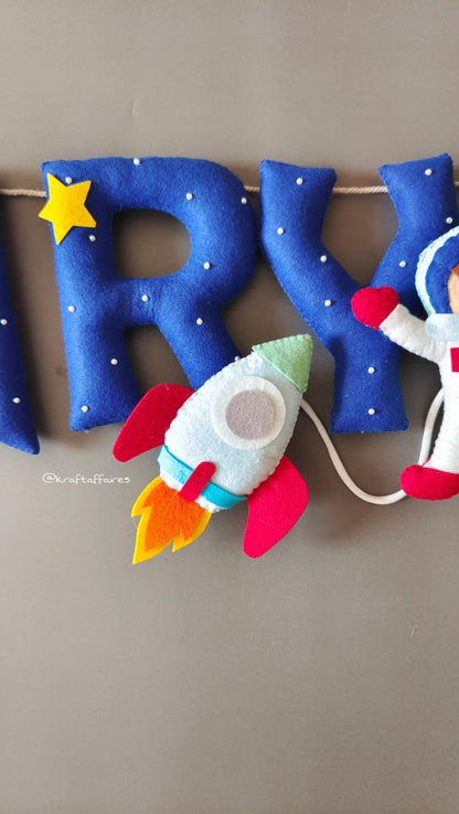 Personalized Space theme Bunting