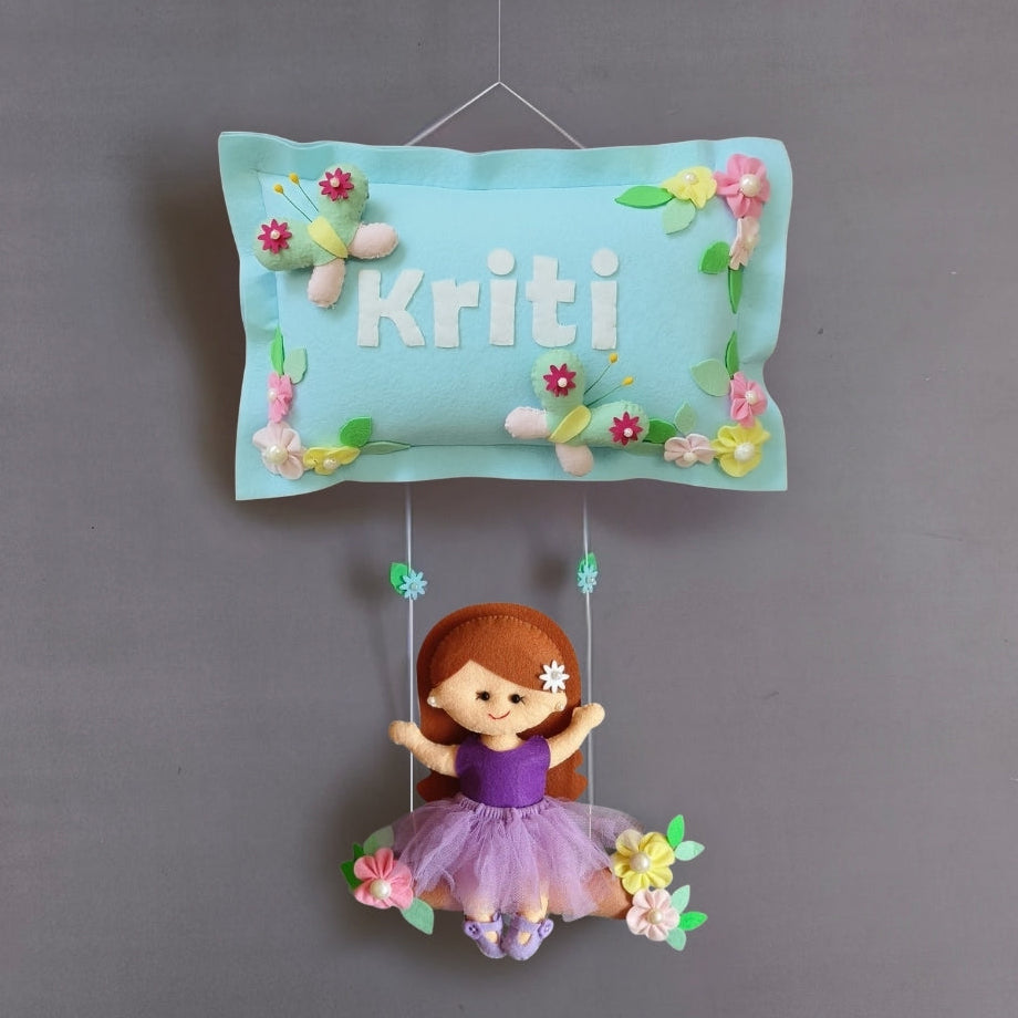 Girl On Swing