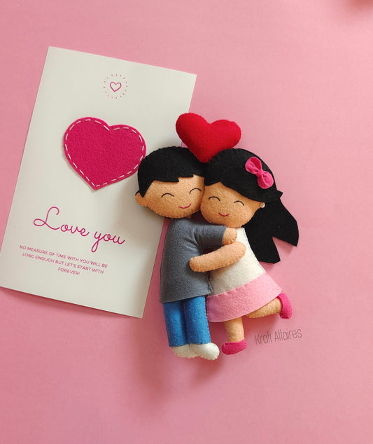 Valentine Couple Doll