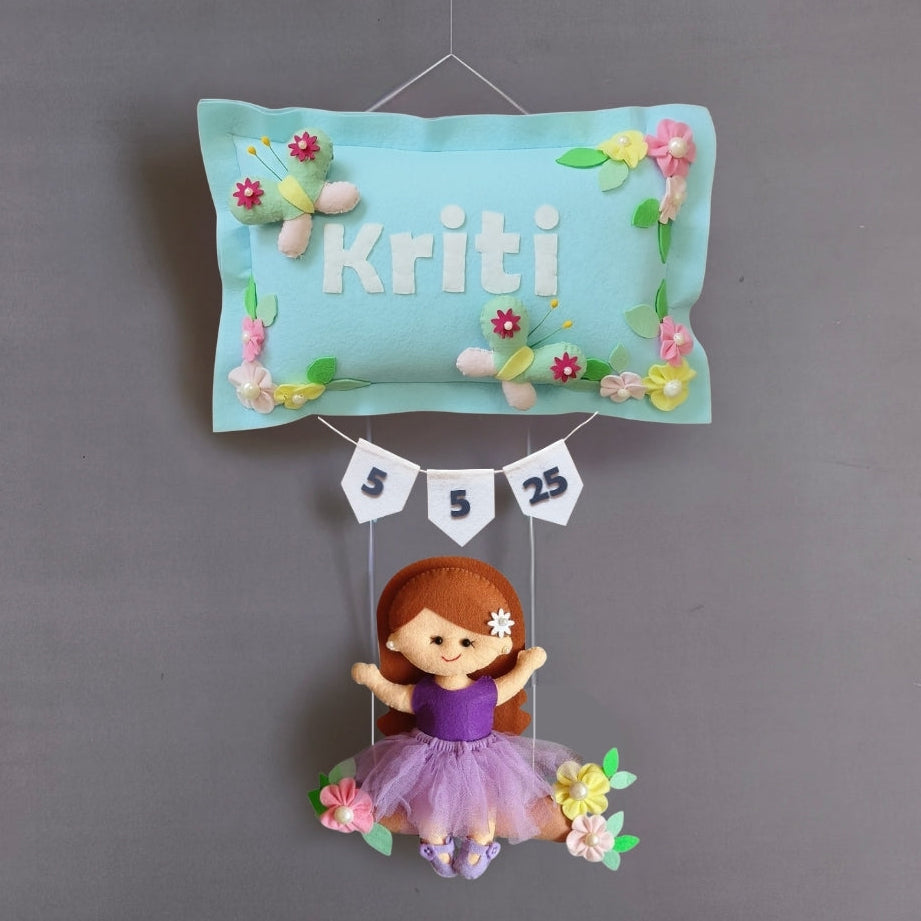 Girl On Swing