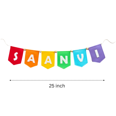 Personalised Rainbow Bunting — Perfect Party Decoration