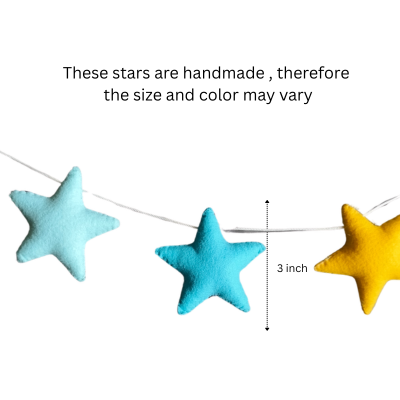 Felt Star Garland for Nursery Décor