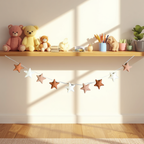 Felt Star Garland for Nursery Décor