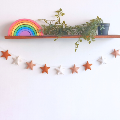 Felt Star Garland for Nursery Décor