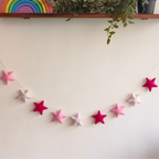 Felt Star Garland for Nursery Décor