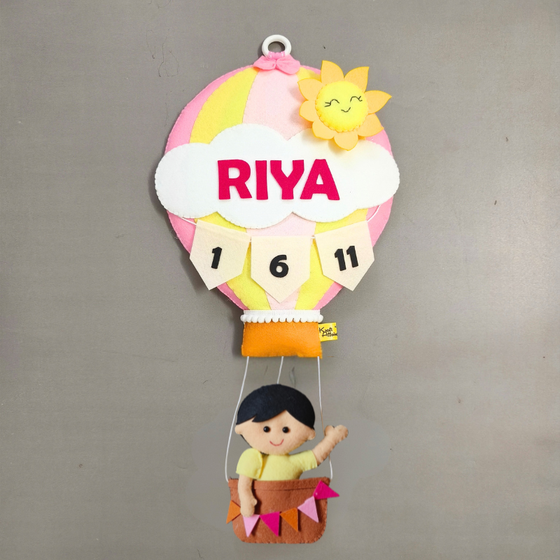Personalized Boy in Hot Air Balloon