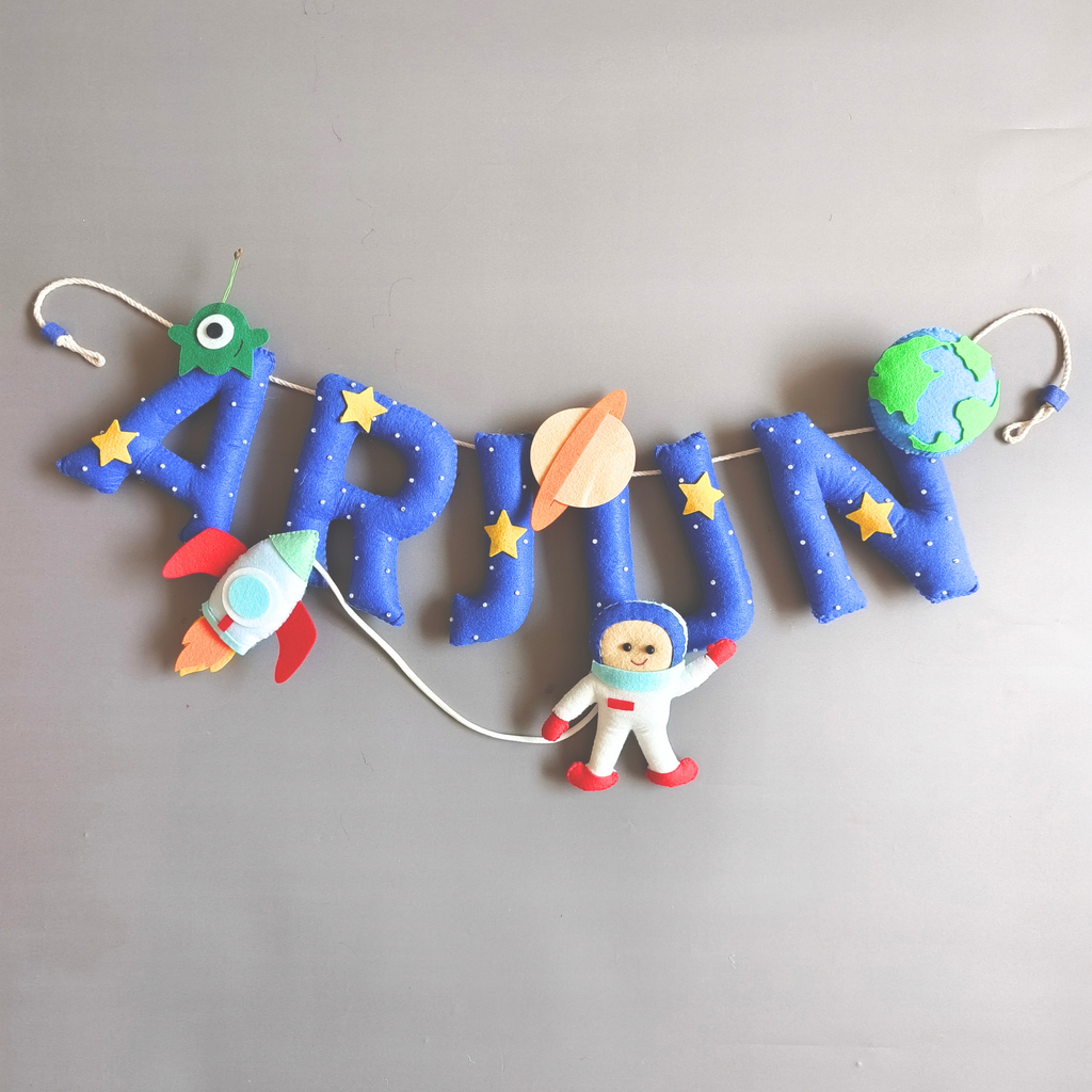 Personalized Space theme Bunting