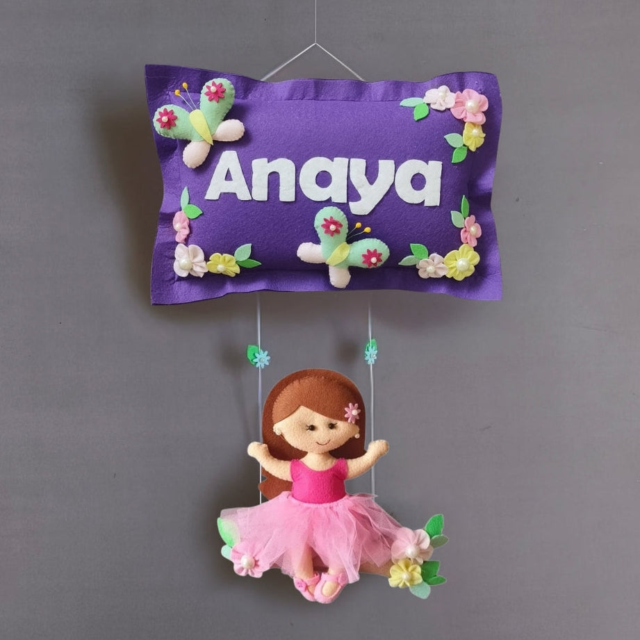 Girl On Swing